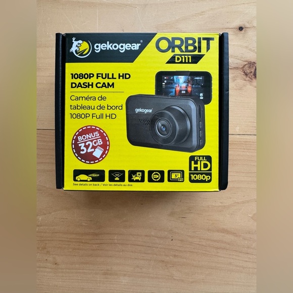 My Geko Gear Orbit D111 1080p Car Surveillance 3” Touchscreen HD Dash Cam Video - Picture 2 of 5